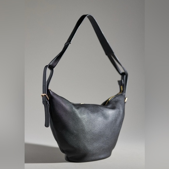 Anthropologie Handbags - Anthropologie Mali + Lili Half Moon Sling Bag, Black, NWT